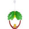 Elobra bambini Lampada Lampada da soffitto Palma con leone, cameretta legno, verde/marrone, a + +