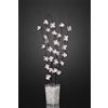 hellum 300055 - Ramo decorativo a LED nero con fiori rosa (senza vaso) per interni, 120 cm, 25 LED bianco caldo con trasformatore