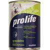 Prolife - Wet Dog Sensitive Coniglio & Patate 400 GR. - 2246