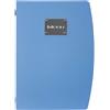SECURIT PORTA MENU' A4-24x34cm BLU RIO con 1 INSERTO DOPPIO
