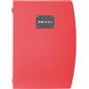 SECURIT PORTA MENU' A4-24x34cm ROSSO RIO con 1 INSERTO DOPPIO