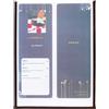 SECURIT Set 3 Porta Menu' Crystal BR1 SINGOLO (per 2 FOGLI A4)