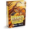 Blackfire Dragon Shield - Bustine protettive piccole Japanese Matte Orange (60 bustine) - 11113
