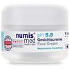 numis med Crema per il viso ph 5.5 - Crema da giorno lenitiva per pelli molto sensibili - Cura del viso vegana senza siliconi, parabeni, olio minerale (1x 50 ml)
