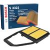 Bosch Automotive Bosch Filtro Aria per Auto S3322 - Filtro di Ricambio | Trattiene le particelle solide all'esterno della presa d'aria - Resistente all'umidità ed altamente resistente alla trazione