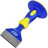 S&R Scalpello da Muratore Piatto con Paracolpo 76 x 216mm. Per Piastrelle, Calcestruzzo, Pietre, Pavimenti