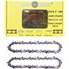 SAND DR BRUSH Catene per sega mini motosega 4 pollici, Catena di Ricambio Ricaricabile Portatile da 2 pezzi, Catene Lunghezza 18cm, 1/4, 0.043(1.1mm), 28DL, Piastra Guida 13cm, lunghezza taglio 10cm