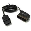 Link-e : cavo da 3m RGB SCART peritel con contatti dorati per console di gioco Super Nintendo SNES, Gamecube e Nintendo 64 N64