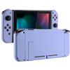 eXtremeRate Cover Pulsanti Kit per Nintendo Switch Joycon Console,Scocca Custodia Case Shell Grip Guscio Tasti Ricambio per Switch Console Controller-Lilla