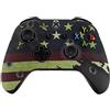 eXtremeRate Cover Joystick Copertura Frontale Custodia Anteriore Shell Ricambio per Xbox One S X Controller Model 1708-Bandiera