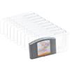 Mcbazel LOT 10 Buste per Carte da Gioco N64 Custodia Protettiva Trasparente per Cartucce di Giochi Nintendo N64 (Set di 10)