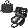 Trunab Borsa Compatibile con PS5/PS5 Slim/PS4/PS4 Pro/PS4 Slim/Xbox One/Xbox One X/Xbox One S/Xbox Series S, Nero, Borsa Porta con Tasche Divisori per Controller e Accessori di Gioco
