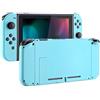 eXtremeRate Cover Pulsanti Kit per Nintendo Switch Joycon Console,Scocca Custodia Case Shell Grip Guscio Tasti Ricambio per Switch Console Controller-Celeste