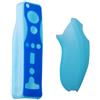 OSTENT Custodia morbida in silicone Custodia morbida compatibile con Nintendo Wii Remote Nunchuk Controller Color Blue