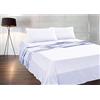 Il Filo MADE IN ITALY - Completo Lenzuola + 2 Federe per letto Matrimoniale (sotto con angoli 170x190 H 20) in puro cotone 100% made in Italy by (bianco, matrimoniale)