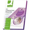 Q-Connect Pouches per plastificatrici Q-Connect 2x125 µm finitura lucida A4 Conf. 100 pezzi - KF04116