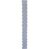 JJ LMS Protezione per racchetta da padel trasparente dentata + adesivo da padel - protezione per paletta trasparente dentata con finitura liscia 450 x 50 mm (UNO)