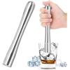HERCHR Muddler Da Cocktail In Acciaio Inox, Limone Schiacciapatate per Tritare Cubetti di Ghiaccio, Professionale Pestello da Cocktail, Pestello Cocktail Mojito per Creare Deliziosi Mojito