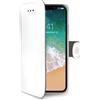 Celly Custodia Celly per iPhone X bianco [WALLY900WH]