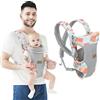 IULONEE Fascia Porta Bebé per Protezione Neonati Marsupio a Zainetto con Cinghie di Supporto Regolabili per 3-36Mesi Neonati e Bambini Marsupi Colorato