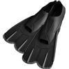 Cressi Agua Short Fins, Pinne Corte Leggere e Reattive per Nuoto/Snorkeling Unisex, Nero/Argento, 35/36