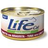 Life Pet care Life cat natural tonnetto con aragosta 85 gr