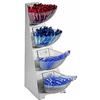 APS Multi distributore inox a 4 piani cm 19x31x53h