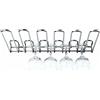PADERNO WORLD CUISINE Rastrelliera portabicchieri fissaggio sospeso a soffitto cm 45x31,6x5,5