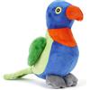 Zappi Co Giocattolo di peluche morbido e coccoloso per bambini - Compagno perfetto per bambini e neonati (12-15 cm) (Lorikeet Arcobaleno)