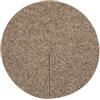 La cordeline Set di 2 Dischi in Lana da 600 gr/m, 40 cm, Colore: Naturale