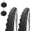 Union EBA26MDU 2 COPERTONI + 2 CAMERE d'Aria 26 x 2.125 MTB 57-559 Mountain Bike Pneumatici Bici
