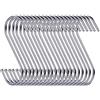 Swatowot 45 ganci a S da 9 cm, ganci appendiabiti, ganci per appendere abiti (argento)