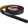 ProfiPVC Battiscopa Morbido PVC 18x18mm - 10 metro, Nastro Sigillante Autoadesivo per Cucina e Bagno, Elastico e Divisibile, con Striscia Spezzata, Montaggio Facile, Nero