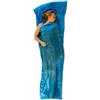 LOWLAND Outdoor - Sacco a pelo in seta, 220 x 80 x 70 cm, colore: Blu