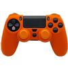 PS4 Grips & Cover Dualshock - Arancione Silicone;