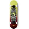 SKATEBOARD SKULL RED YELLOW 8.0
