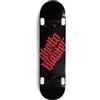SKATEBOARD LOGO BLACK RED 8.125