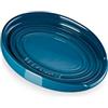 Le Creuset Poggiamestolo ovale in gres vetrificato, Deep Teal, 71507156420099
