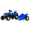 Rolly Toys- Trattore a Pedali Kid Landini Power Farm 100 con Rimorchio, 011841