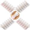 Lawen Creative 24 Pcs Mollette da Bucato a Forma di Simpatica Zampa di Gatto, con un Morso in Morbida Antitraccia, una Robusta Clip di Tenuta (Grigio e Rosa)