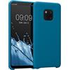 kwmobile Custodia Compatibile con Huawei Mate 20 Pro Cover - Back Case per Smartphone in Silicone TPU - Protezione Gommata - blu indaco