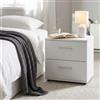 MIlani Home HARALD - comodino 2 cassetti moderno