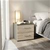 MIlani Home HARALD - comodino 2 cassetti moderno