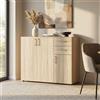 MIlani Home GODWIN - madia moderna con 2 cassetti e tre ante