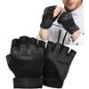 KUENG Fingerless Guanti Boxe Dedicato Guanti Kick Boxing Uomo Regolabile Guanti Kick Boxing Donna for Combattimento Formazione a-Black,Medium