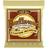 Ernie Ball Earthwood Custom Medium 80/20 Bronze, Corde per chitarra acustica, Scalatura 12.5, 56