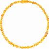 Collana d'ambra - perle barocco miele