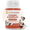 CaniComplete Complesso vitaminico B per cani, gatti, B1, B2, B3, B5, B6, B9, B12, K3, calcio, acido folico. Supporta funzioni nervose importanti. 120 pezzi (confezione 4 mesi)