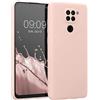 kwmobile Custodia Compatibile con Xiaomi Redmi Note 9 Cover - Back Case per Smartphone in Silicone TPU - Protezione Gommata - coconut swirl