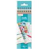 Avenue Mandarine GY038O - Quaderno a spirale Graffy Bookmark 24 segnapagine da colorare (12 motivi x 2) 250g, Mandala fiori